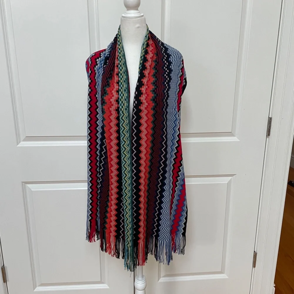 Wool Blended Multi-color Scarf from MISSONI - Picture 1 of 5